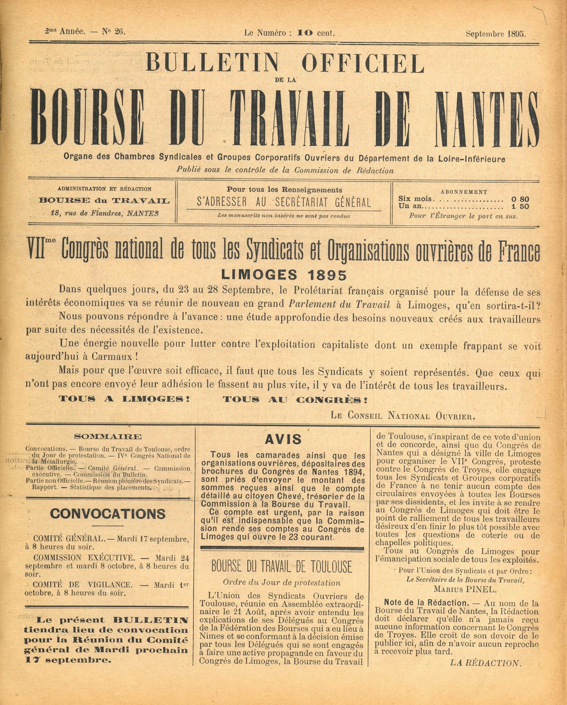 Bulletin de la bourse